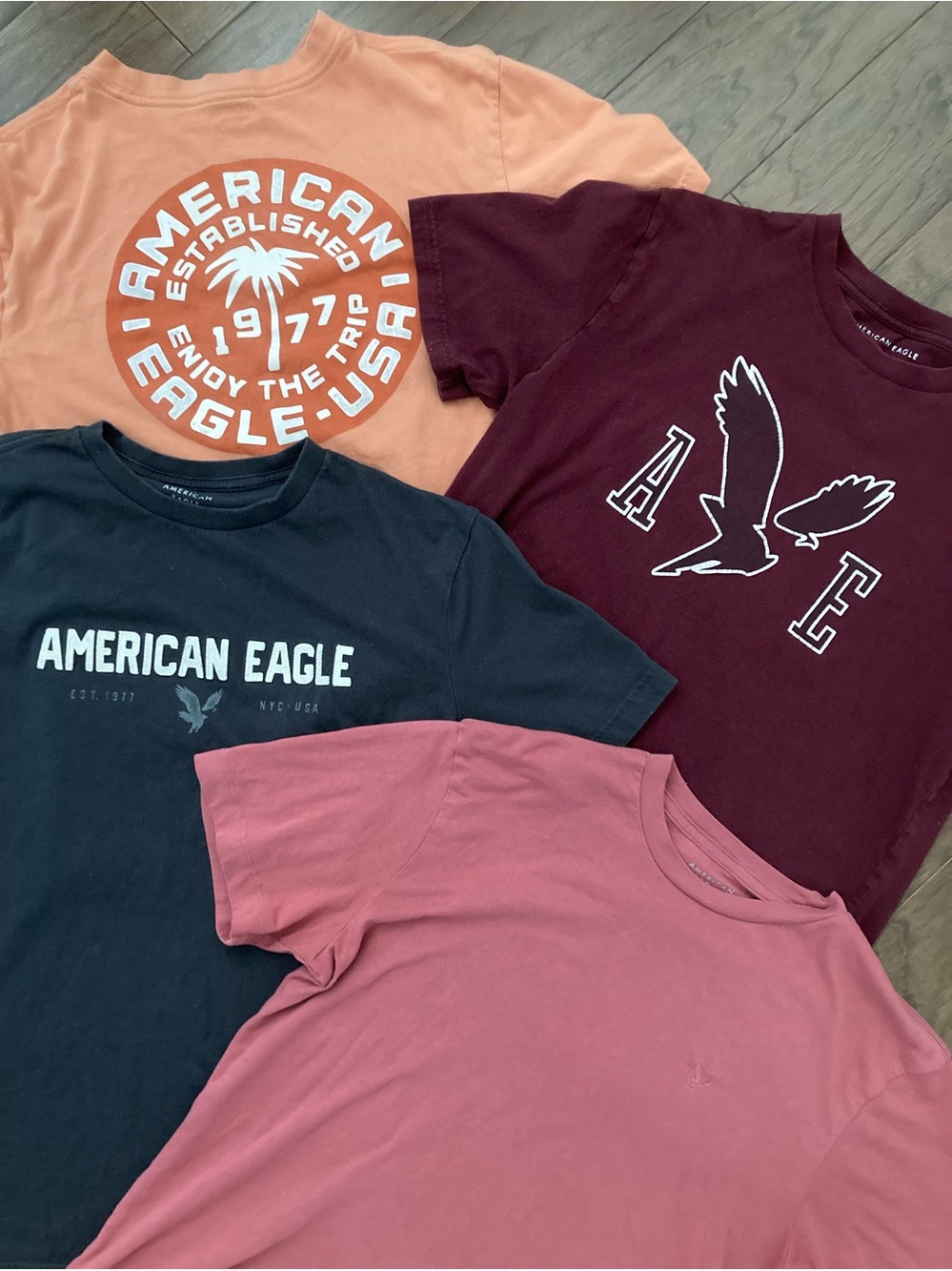BUNDLE - Teen Boy AE Shirts Short Sleeve Tees American Eagle Men’s XSmall